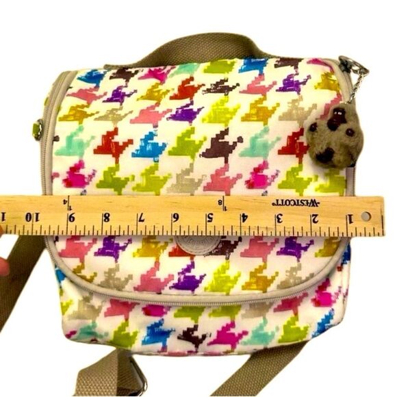 Kipling colorful, houndstooth lunch bag - Picture 2 of 7